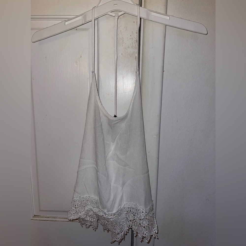 White full tilt Flowy top